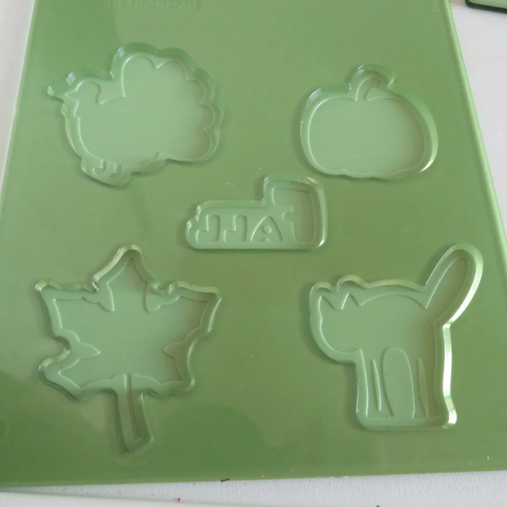 TEXTURE PLATES 4 SEASONS Fiskars Embossing, Tracing, Magnetic attachment